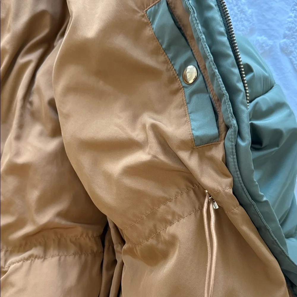 J. Crew Sage Green Women's Puffer Coat - Picture 6 of 11